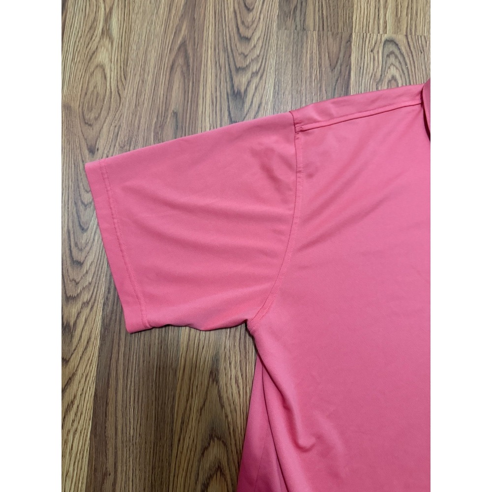 Peter Millar Polo Shirt Mens XL Sea Island Performance Knit Pink Golf - Picture 8 of 10
